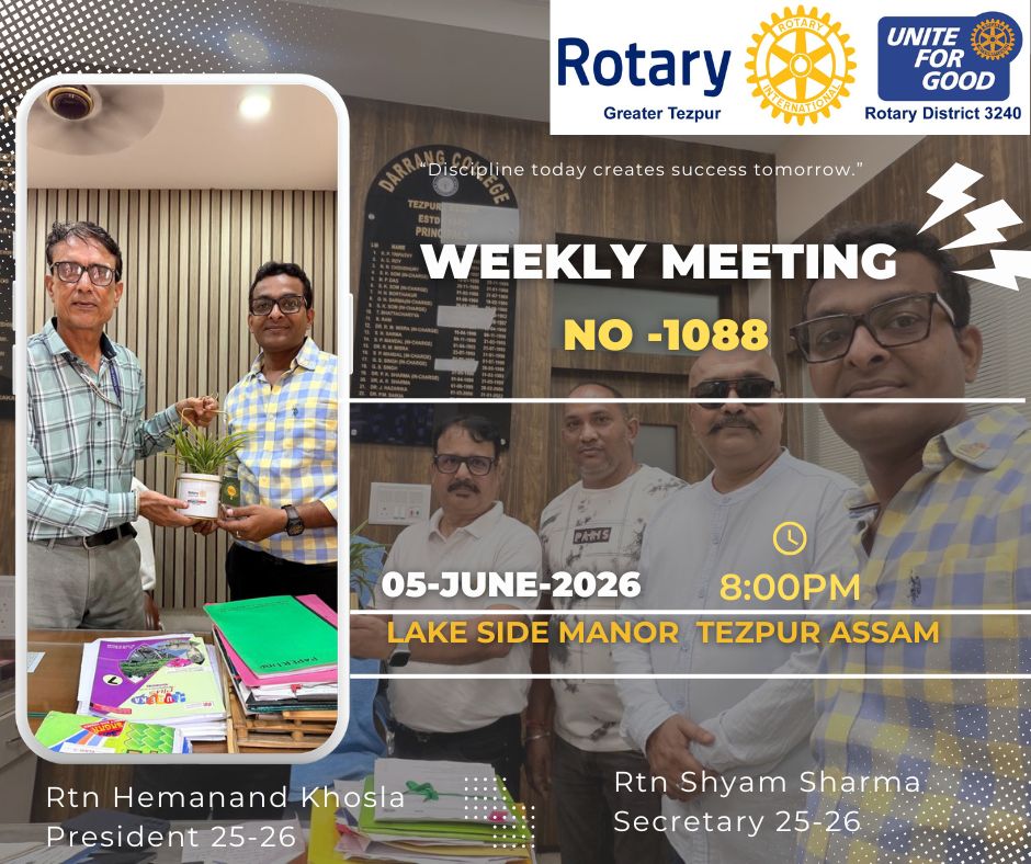 WEEKLY MEETING NO 1088