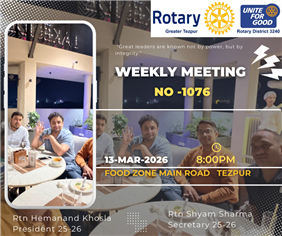 WEEKLY MEETING 1076