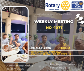 WEEKLY MEETING 1077