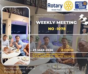 WEEKLY MEETING 1078