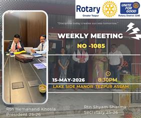 WEEKLY MEETING 1085