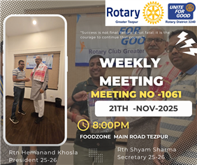 WEEKLY MEETING 1061