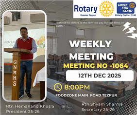WEEKLY MEETING 1064