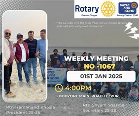 WEEKLY MEETING 1067