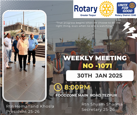 WEEKLY MEETING 1071