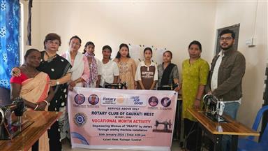 Donation Of Sewing Machine.