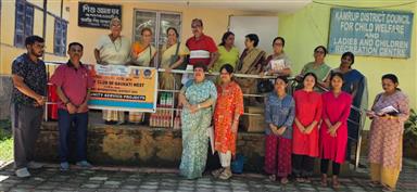 Donation of Fruit Juice & Dishwashed packets.