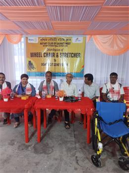 Distribution of Wheel chairs & Stretcher