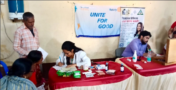 Free Health check up camp at Dhandabag in Durgapur