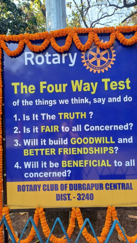 4 Way Test Promotion at S D Hospital in Durgapur