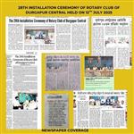 Newspaper coverage of 28th Installation ceremony