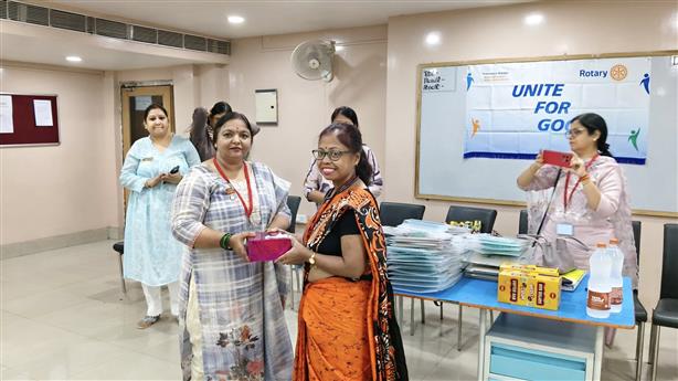 51 Nursing Students provided with Stationary kits