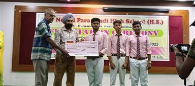 Felicitation  attended at Nepali Para High school