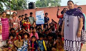 Rakhi Bandhan organised at Ramkrishna Seva Samiti