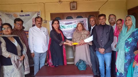 RC Durgapur central  Join Hands for  Relief in H P