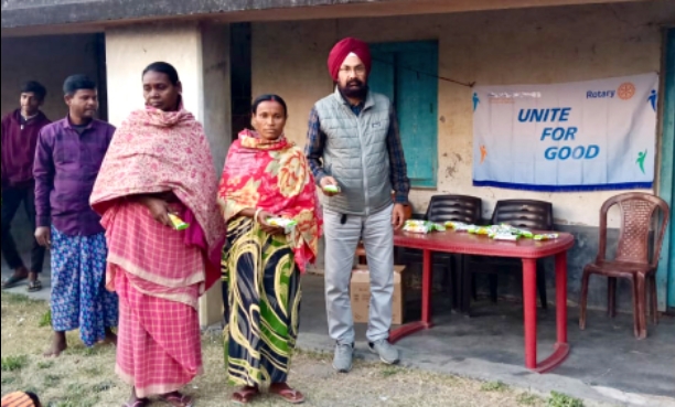 Providing Nutrition food to Villagers 
