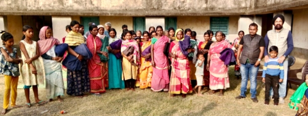 RCDC distributed Blankets to Villagers