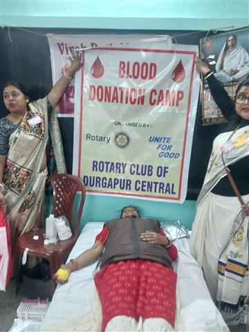 Blood Donation camp at Durgapur