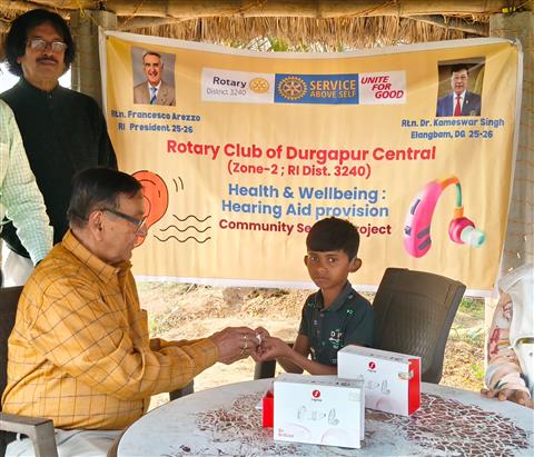 Provision of Hearing Aid to needy