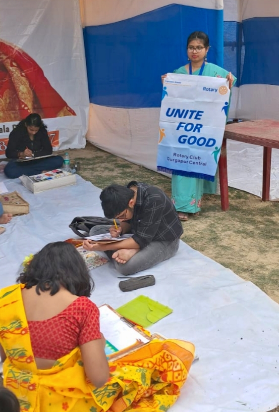 Drawing skill development on Republic Day 26