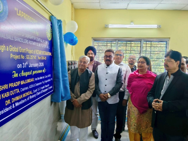Donating Laparoscopic Unit- S D Hospital Durgapur