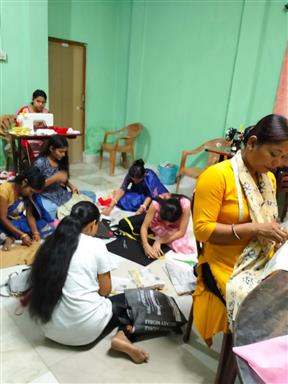 Vocational Training on Cutting and Tailoring