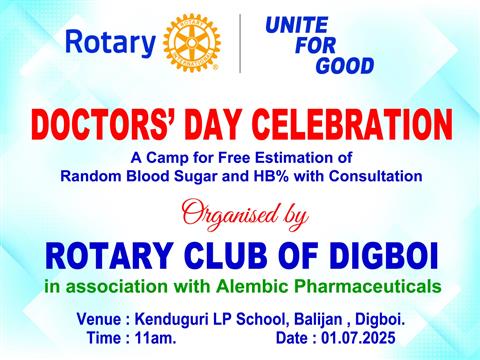 Free Health Check up Camp on Doctors Day, 2025