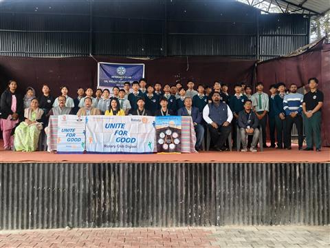 Installation of Interact Club of Oil Valley School