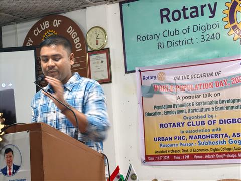 Talk on Population Dynamics & Sustainability