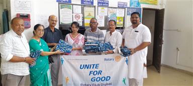 Donation of Bedsheets to Health Centre