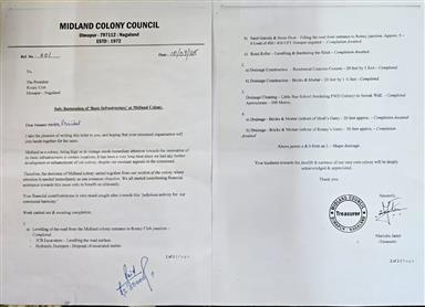 Financial Assistance To Midland Colony Council