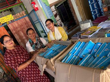 SANITARY PAD DISTRIBUTION