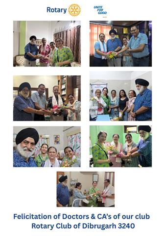 Honouring Our Pillars of Society: CAs & Doctors