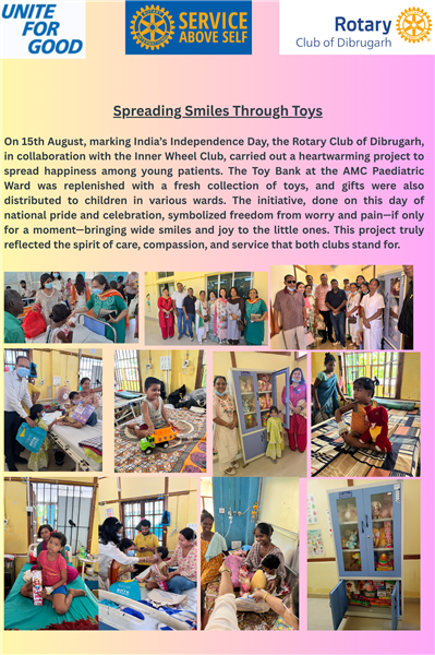 SPREADING JOY THROUGH TOYS