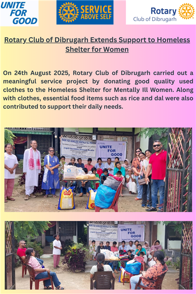 clothes and essential donation