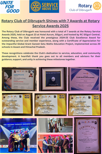 Rotary District Awards