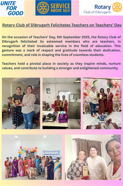 felicitating teachers on teachers day