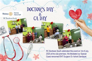 Doctors and CA day celebration