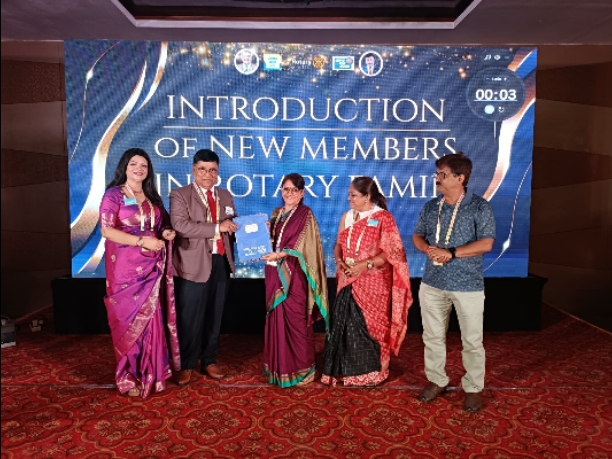 Induction of new member 