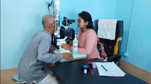 Diabetic Eye check up camp at Rotary eye centre. 