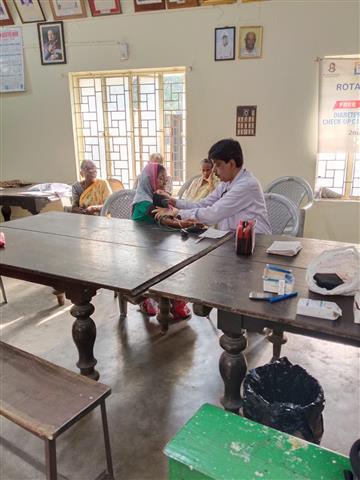 The Diabetes Clinic and Health check up Camp