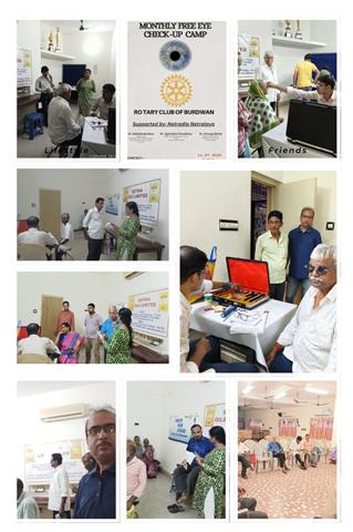 Monthly Free Eye Check Up Camp