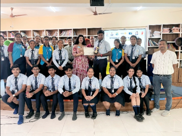 Installation of Interact club of Magnus Global Sch