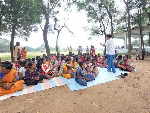 Breast feeding week awareness camp