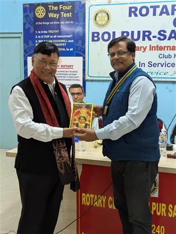 Club Meeting in the presence of District Governor