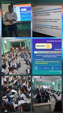 Awareness on hearing loss on world hearing week.