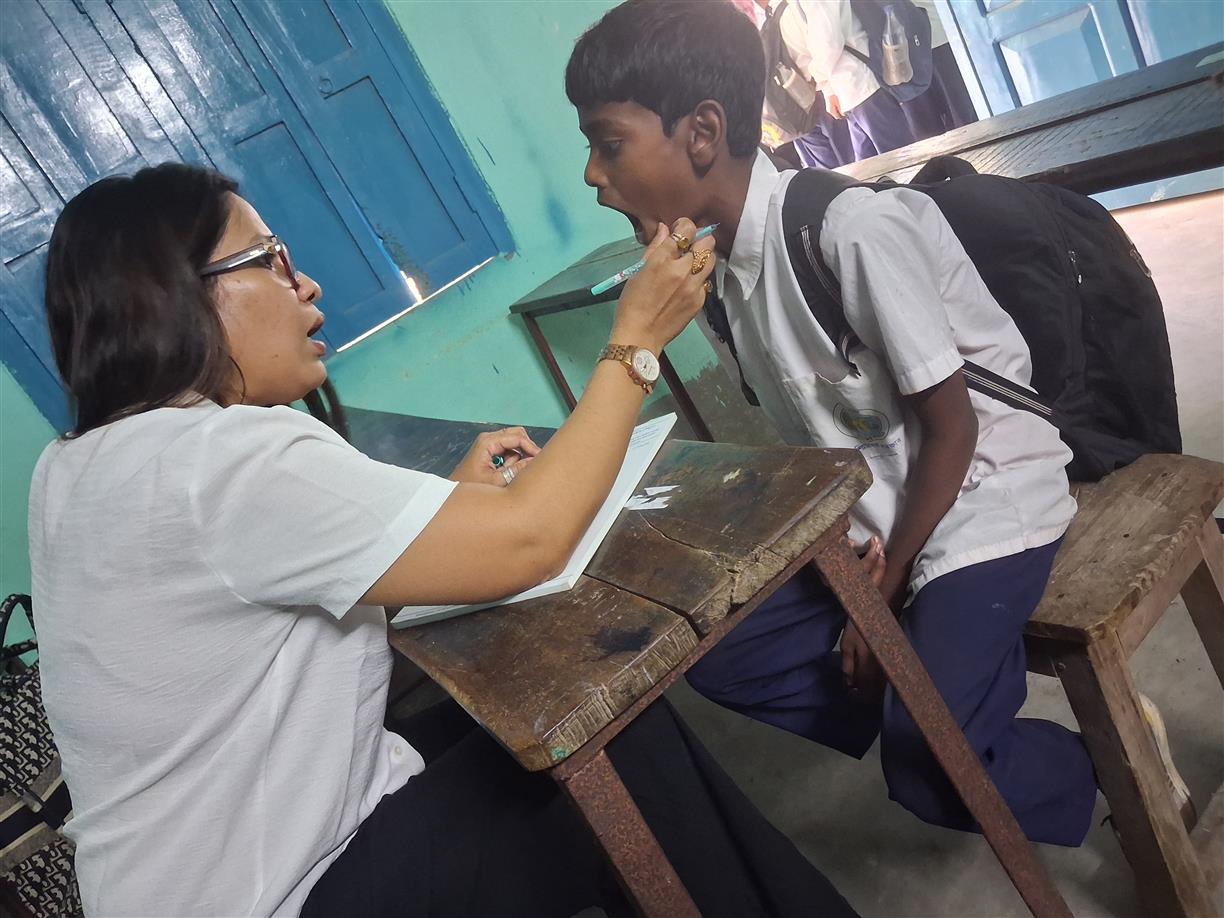 Dental and pediatrics camp
