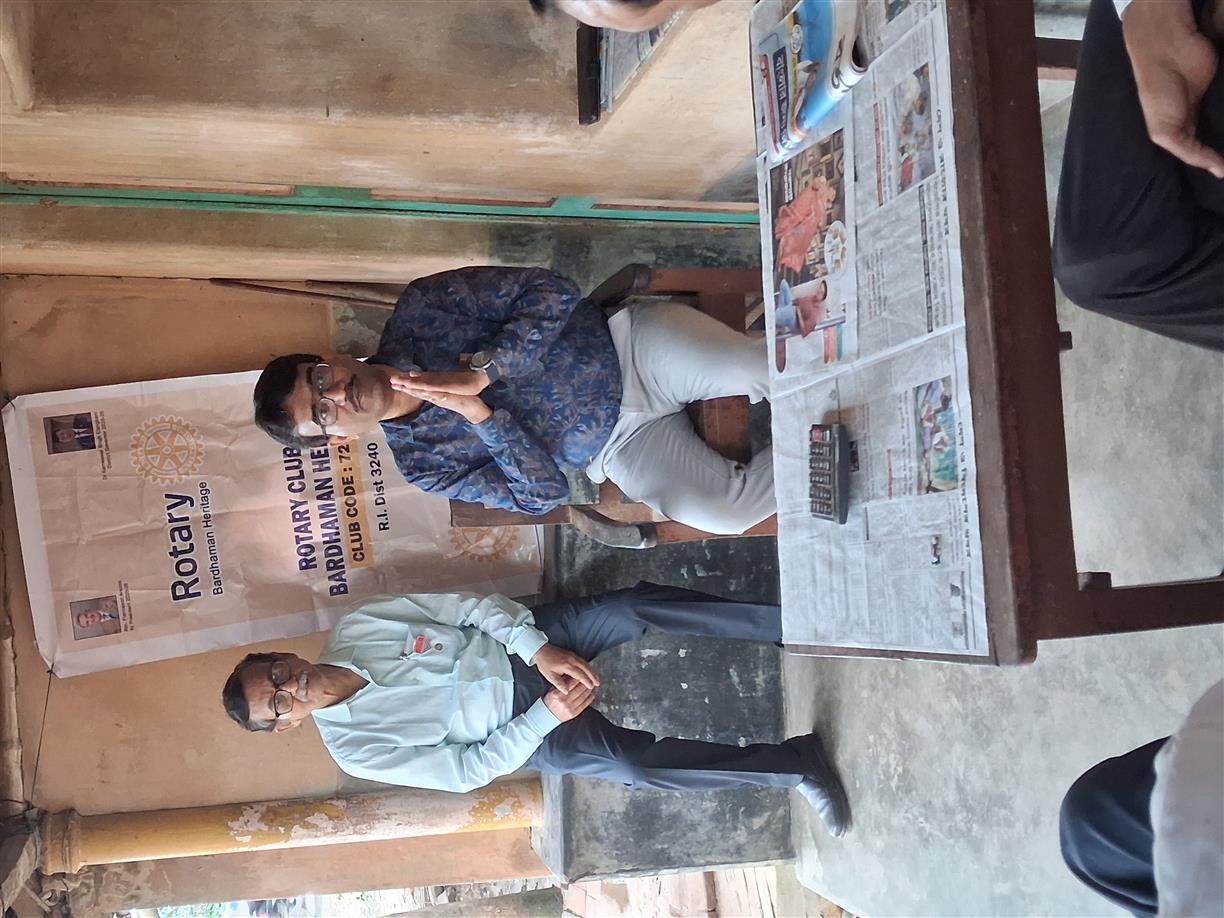 Door to door visit in remote area on T B