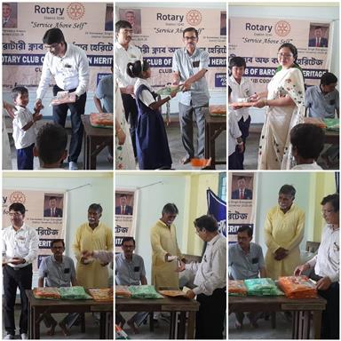 Study matarials and Kids donation