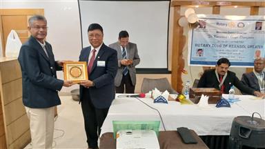 Vocational Service Award to 2 dedicated Persons